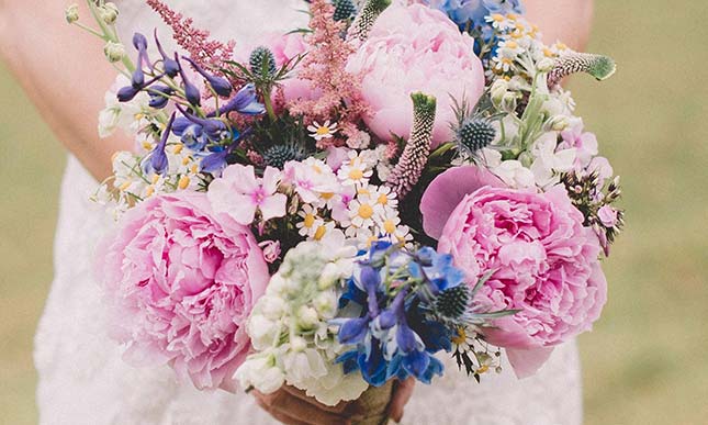 Aqua Flowers